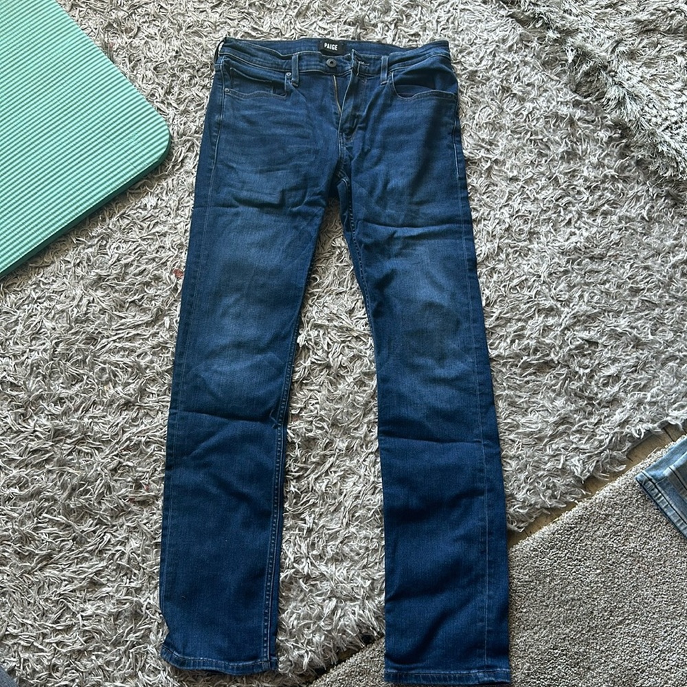 Paige Federal dark wash 31 inch waist. Original length
